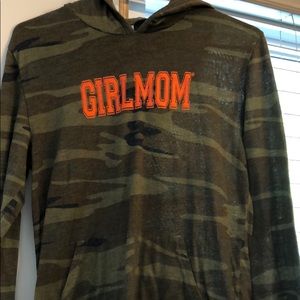 Girl mom long sleeve hoodie shirt